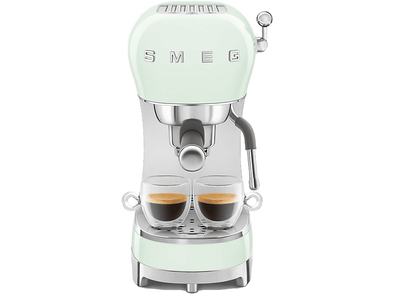 Cafetera express  SMEG ECF02PGEU 15 bar 1350 W 2 tazas Inox 