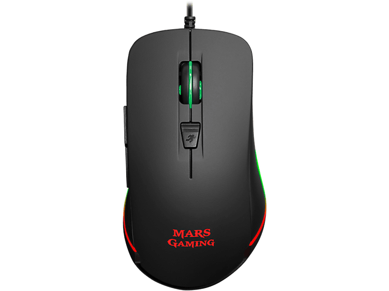 Ratón gaming | MARS GAMING Mm118, Por cable, Negro 