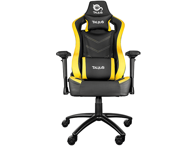 Silla gaming  TALIUS TAL-VULTURE-YLW Reposabrazos4D (ajustable en altura anchura y profundidad también se puede girar) 120,0 kg Negro/Amarillo 