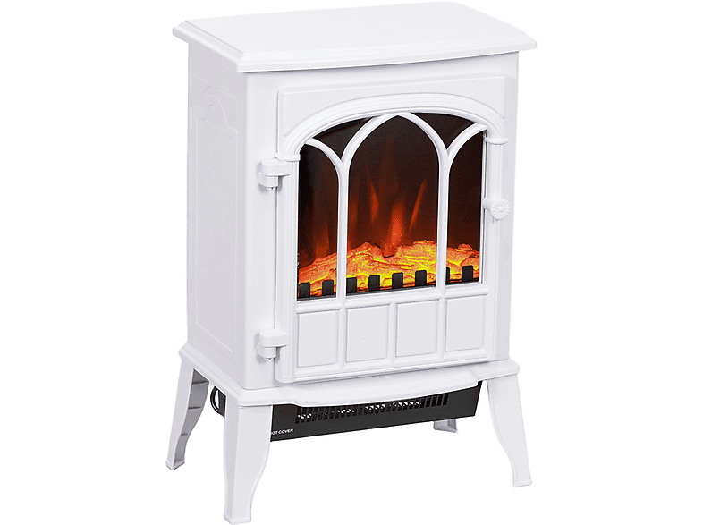 Chimenea eléctrica  HOMCOM 820-128V90WT 2000 W  Blanco