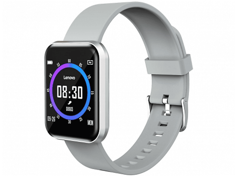 smartwatch  LENOVO Lenovo Smartwatch E1 PRO Silver Aleación de zinc Gris 