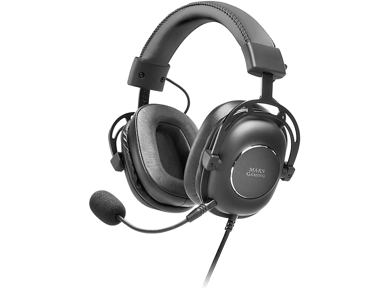 Auriculares | MARS GAMING MH6, Circumaurales, Negro 